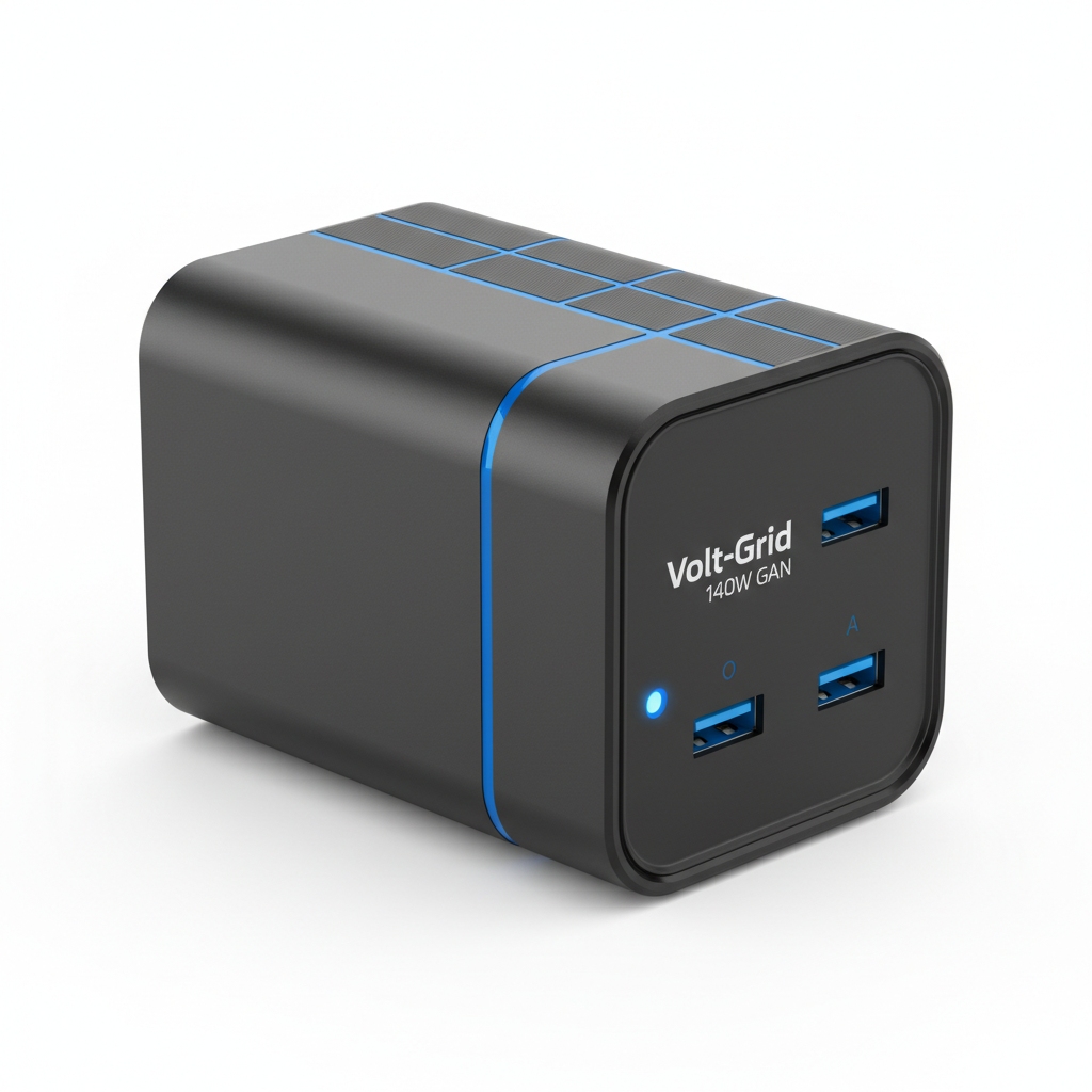 "Volt-Grid" 140W GaN Multi-Port Desktop Charger